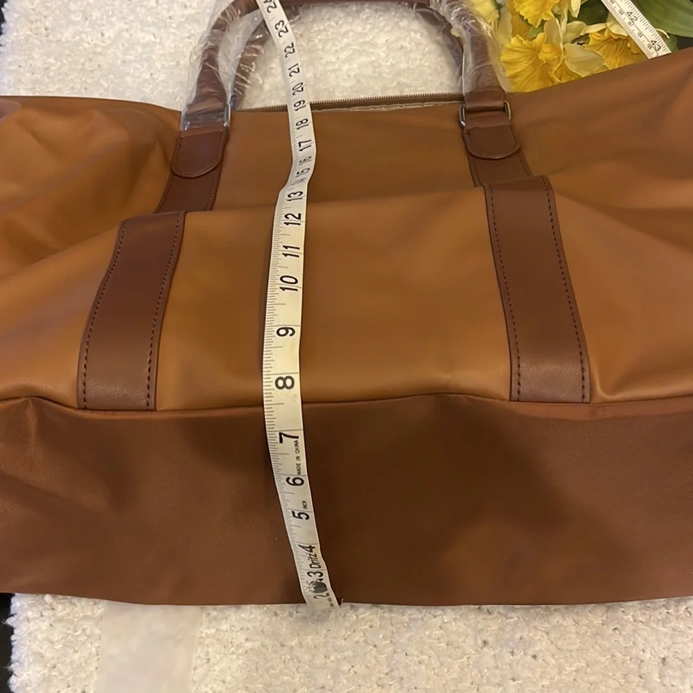 New Espresso Brown Carry-on Travel Luggage with inside Pockets 👜